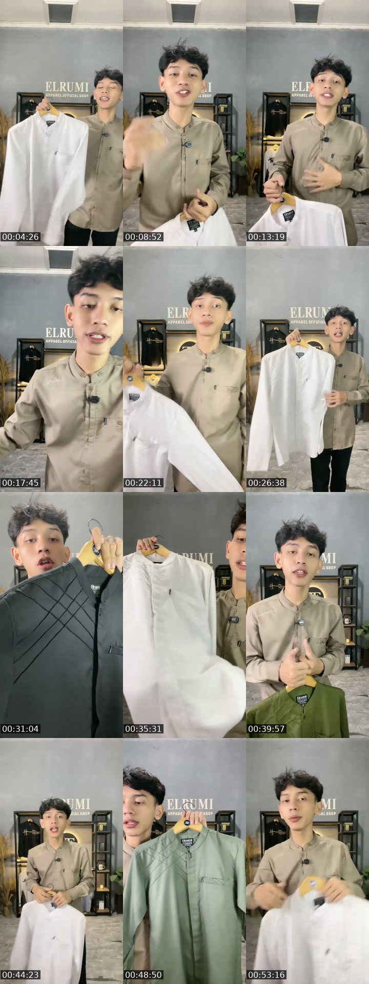 TikTok live: Promo baju koko pria by @elrumi_apparel_official