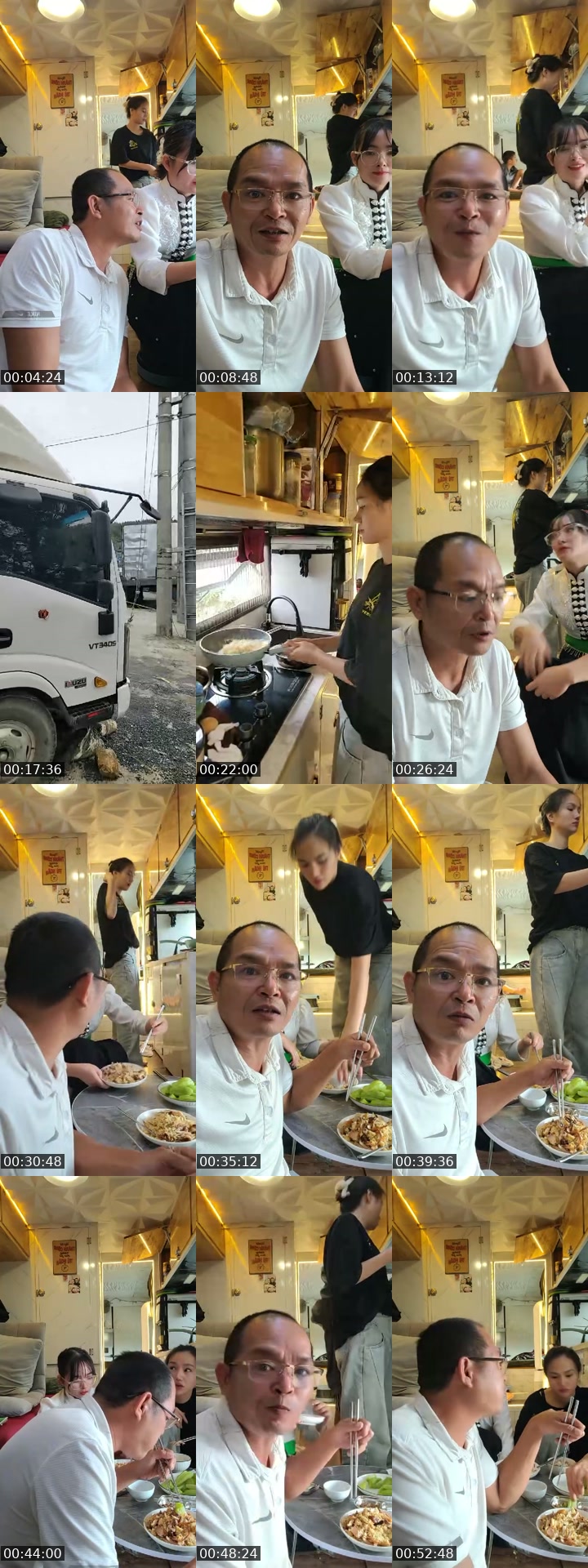 Vietnam TikTok live: Vợ Chồng Sống Trên Xe by @songtrenxetai