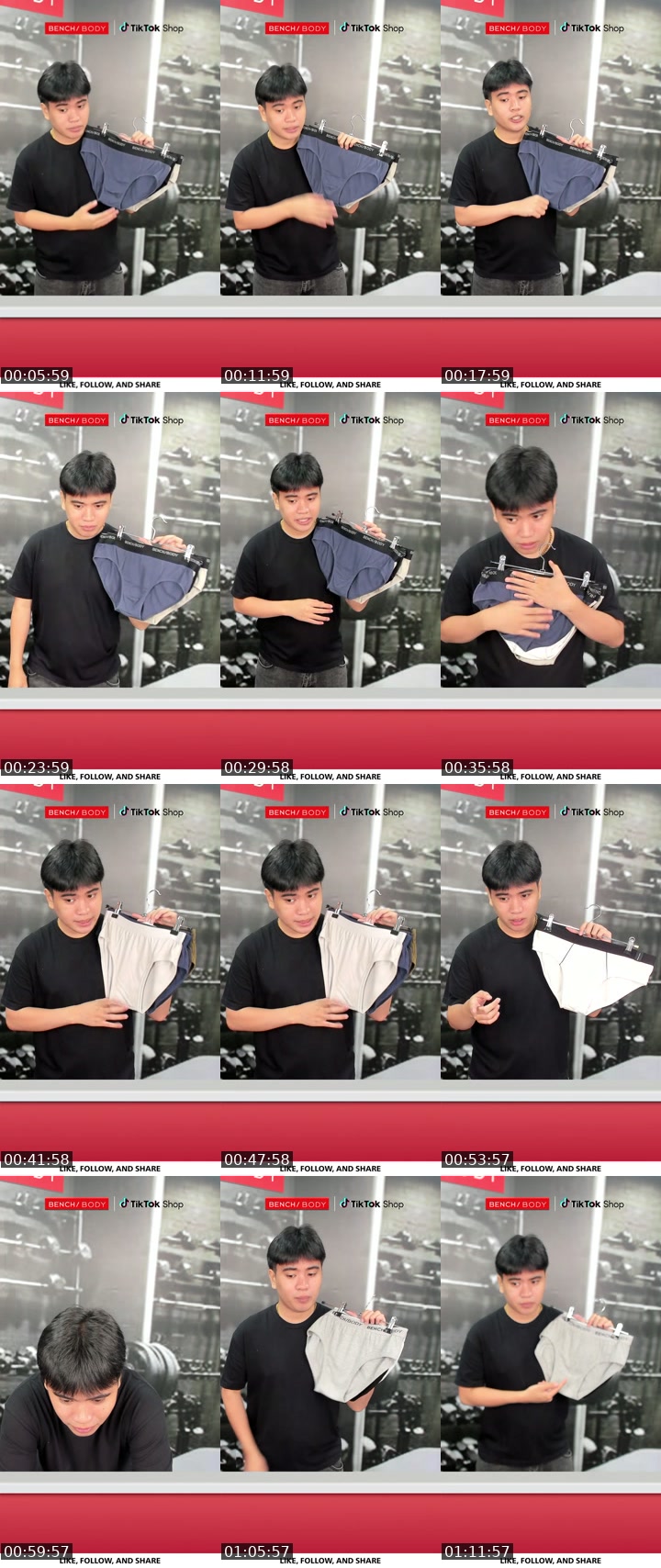 Philippines TikTok live: Bench Body Essentials LIVE by @benchbody.ph
