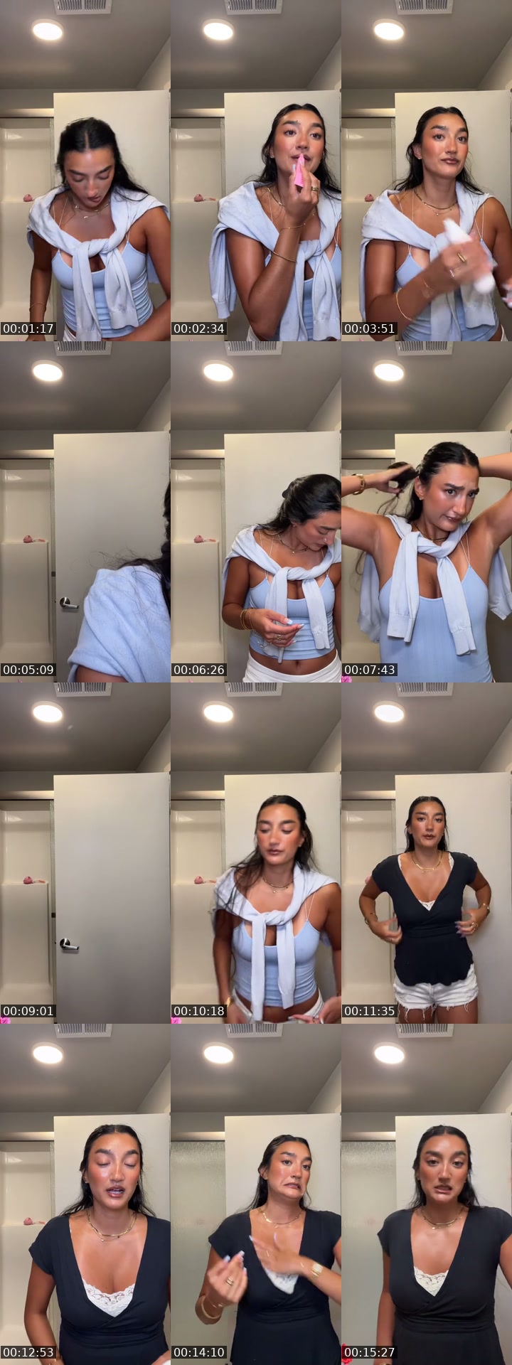 TikTok live: grwm for usa game!!! by @diaryofacacia