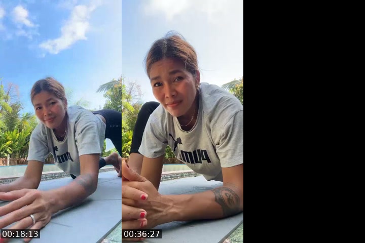 TikTok live: โยคะเพื่อสุขภาพ🧘🏻‍♀️ by @nokyogaforlife