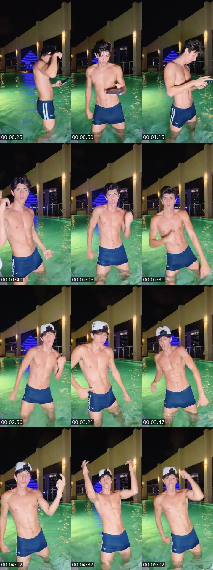 TikTok live: Pool Party 🥵💪 by @carterjacksin