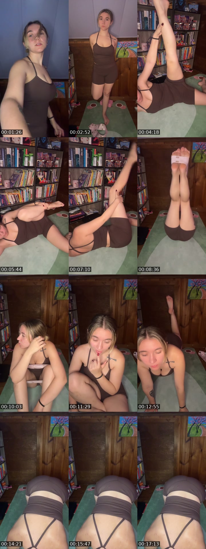 TikTok live: Ovulation yoga by @meadowlittlelove