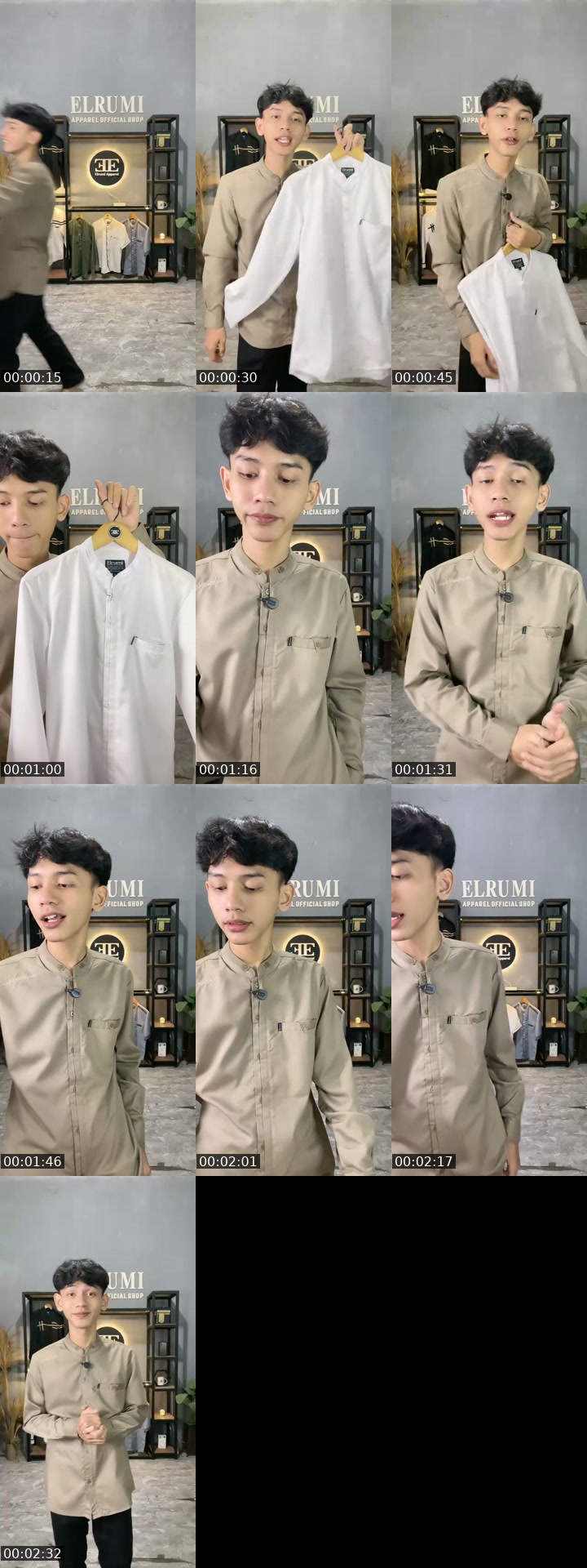 TikTok live: Promo baju koko pria by @elrumi_apparel_official
