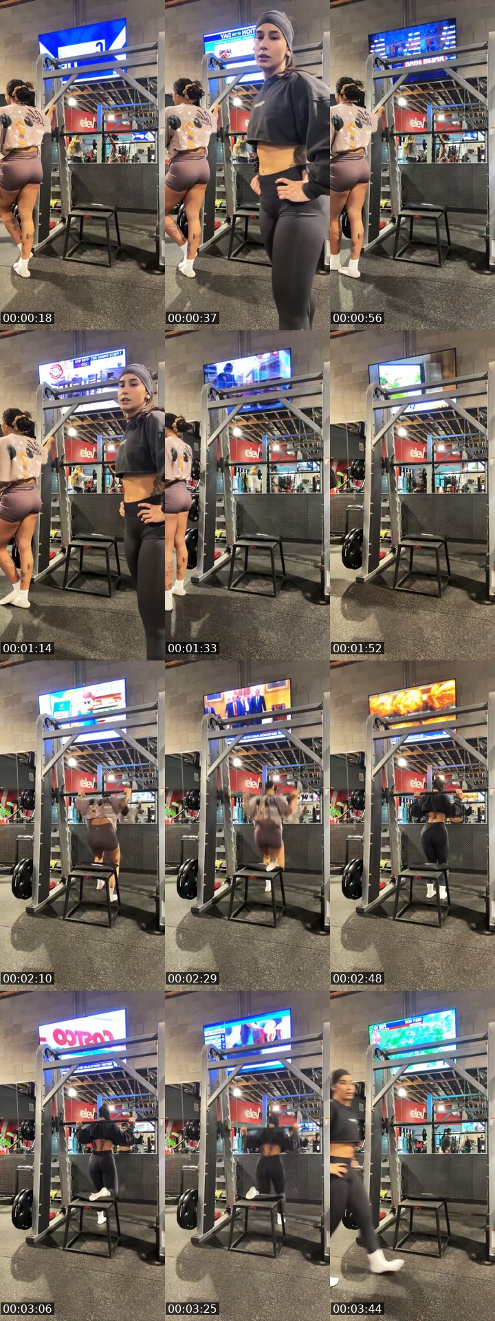 TikTok live: Mornin Gym with Bestie (leg day) by @taylorhaaheo
