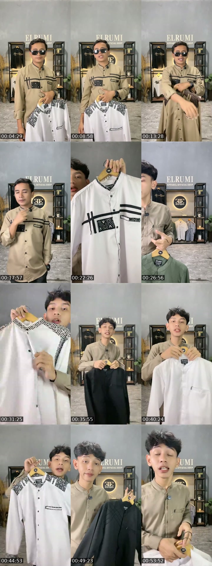 TikTok live: Promo baju koko pria by @elrumi_apparel_official