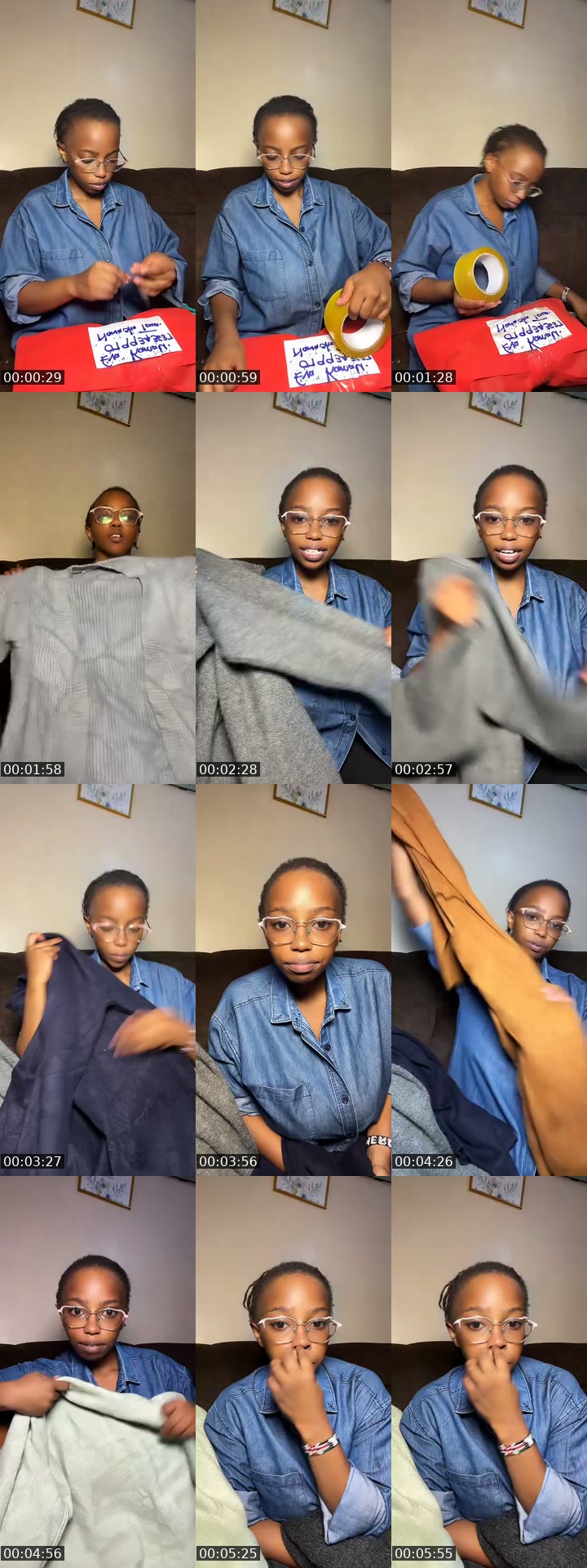 TikTok live: Selling cardigan bags top by @mercyglam57