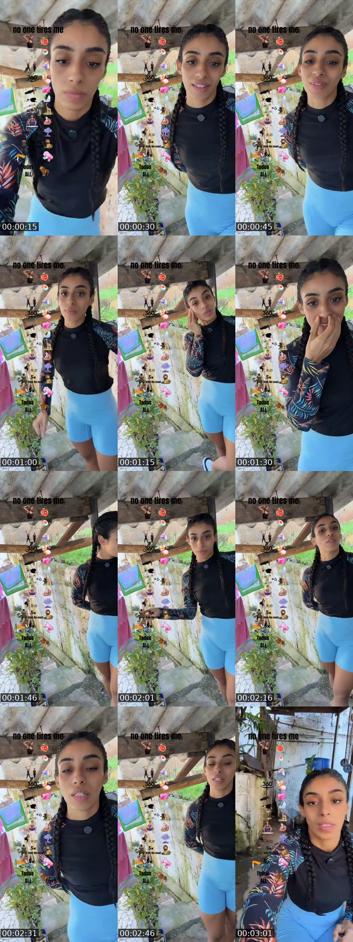 Brazil TikTok live: Live de atividade física 🏃🏽‍♀️ by @moana_santos00
