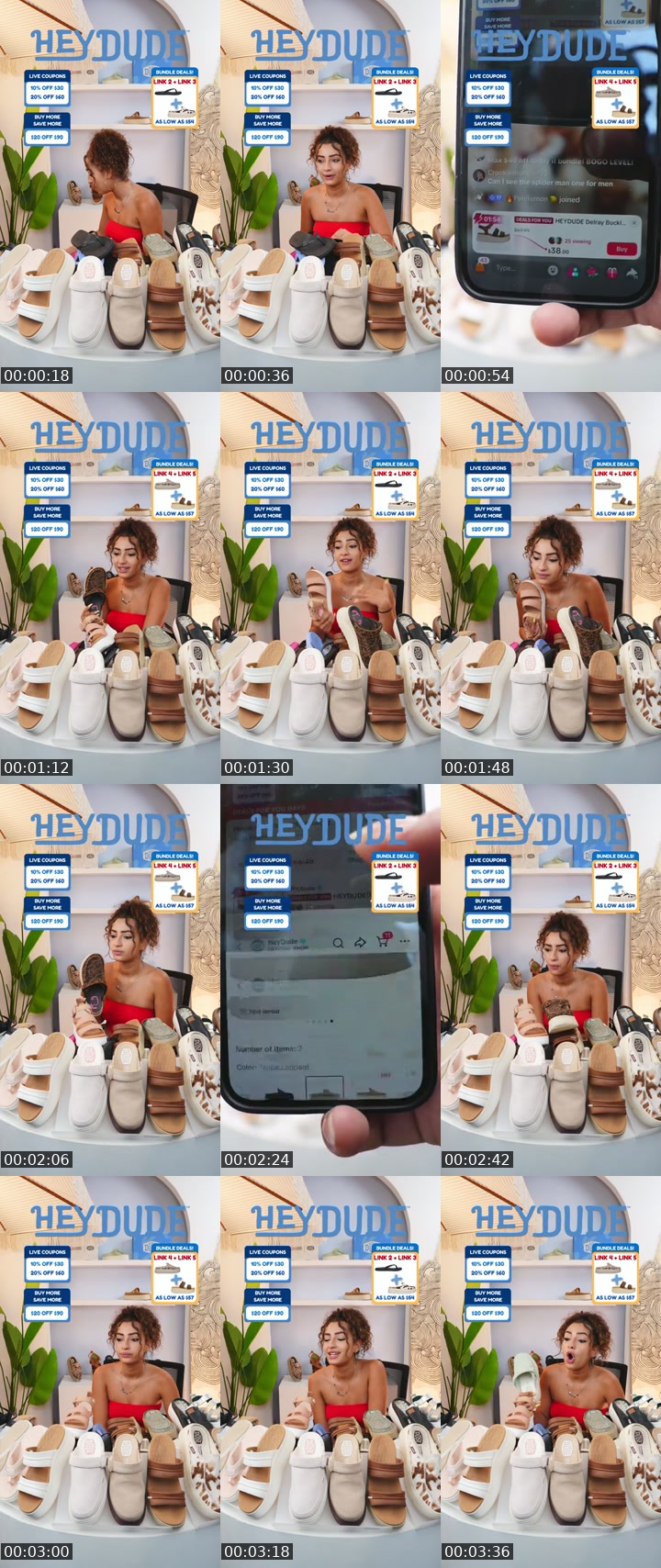 TikTok live: July Heydude Deals by @heydudeshop_us