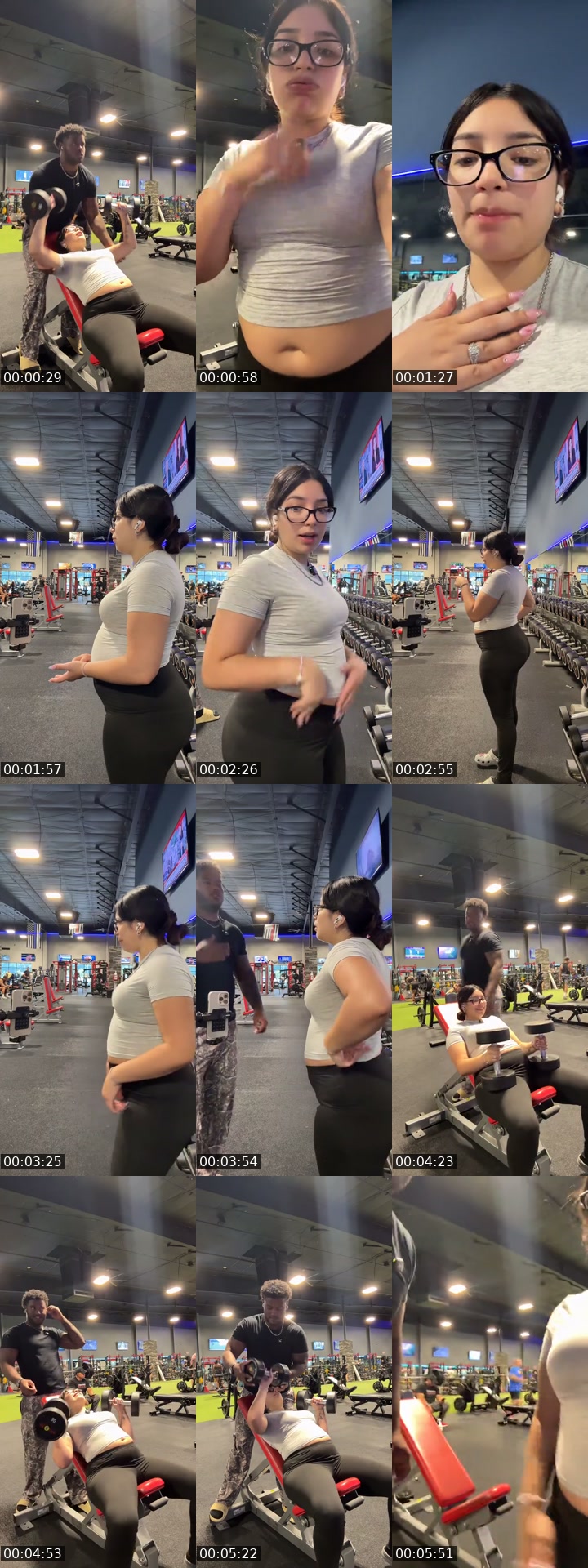 El Salvador TikTok live: Getting clapped at the gym by @alys2hot4u