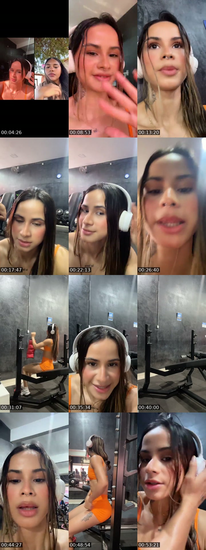 TikTok live: Vamos treinar juntos? by @gabyluz8
