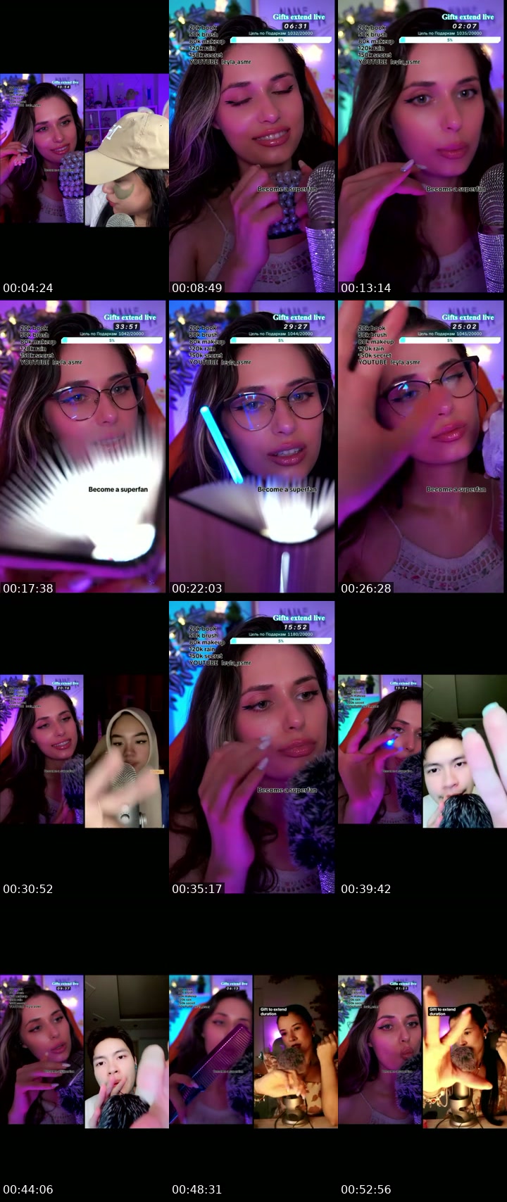 TikTok live: Breathe.listen.stay.ASMR 🤗 by @leyla_asmr5
