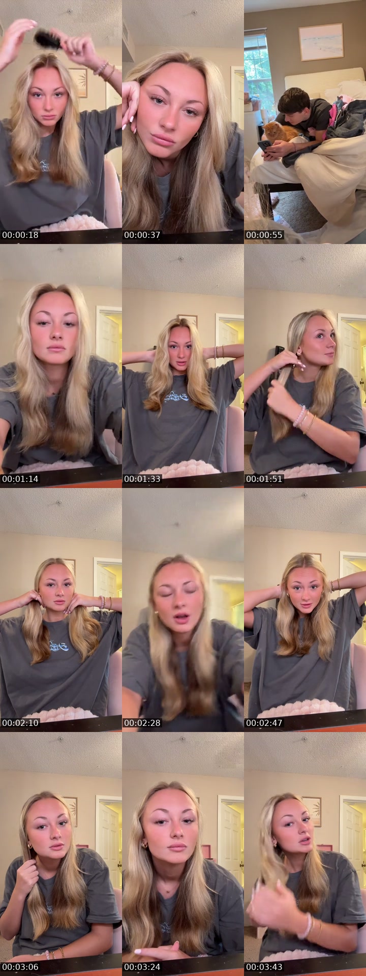 TikTok live: grwm by @tia.stenger