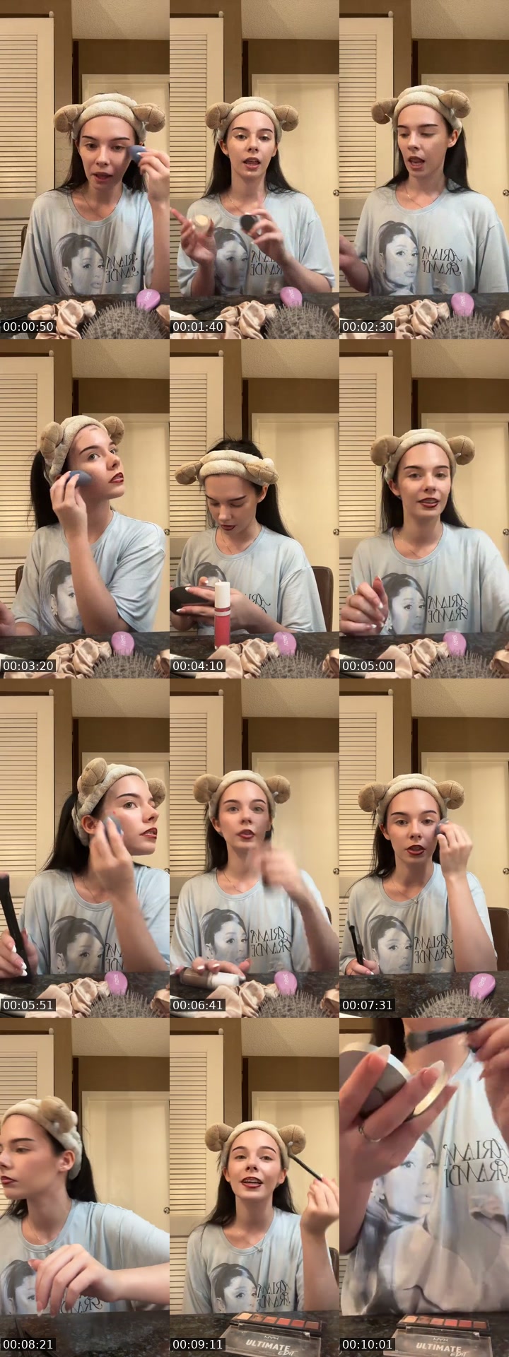 TikTok live: grwm for ariana sunrise n2 by @sparklyprettyglitterfart