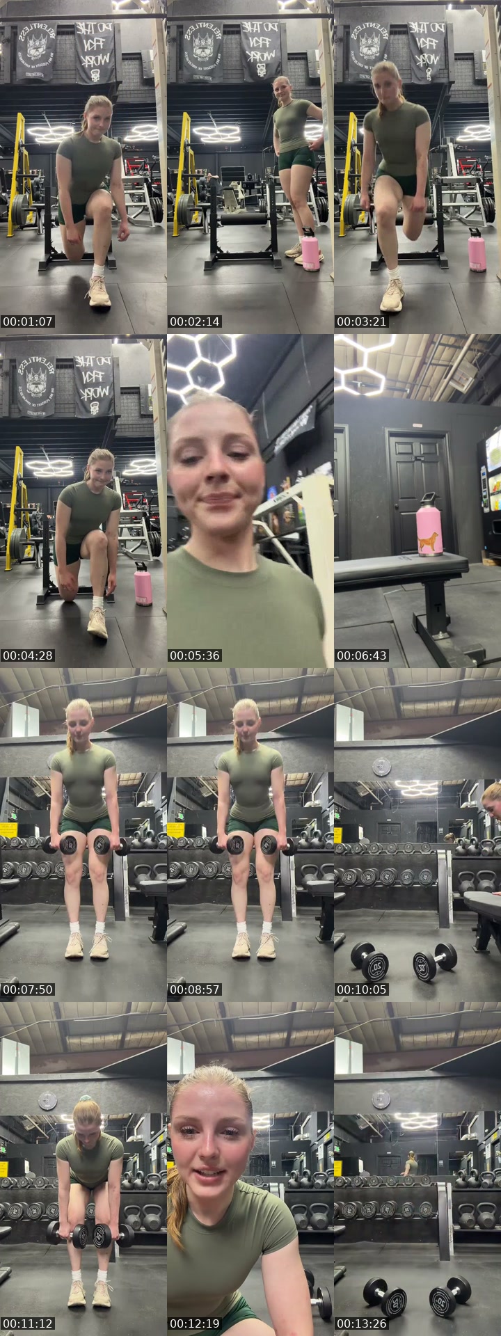 TikTok live: Leg Day by @paigewithapeach