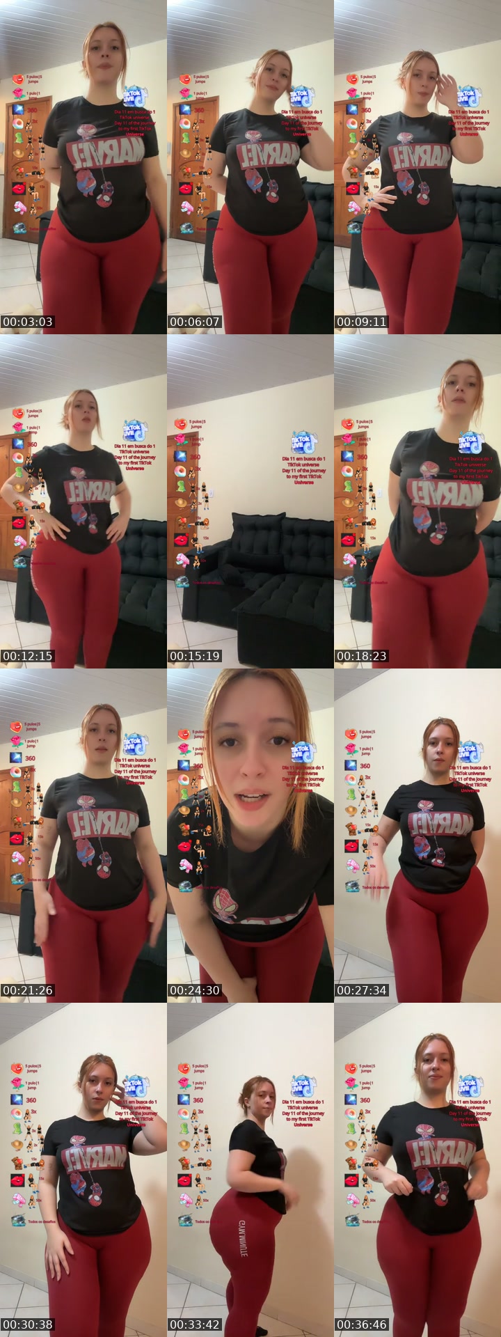 TikTok live: Light up the gallery ? ✨🧡 by @nayaralouback_