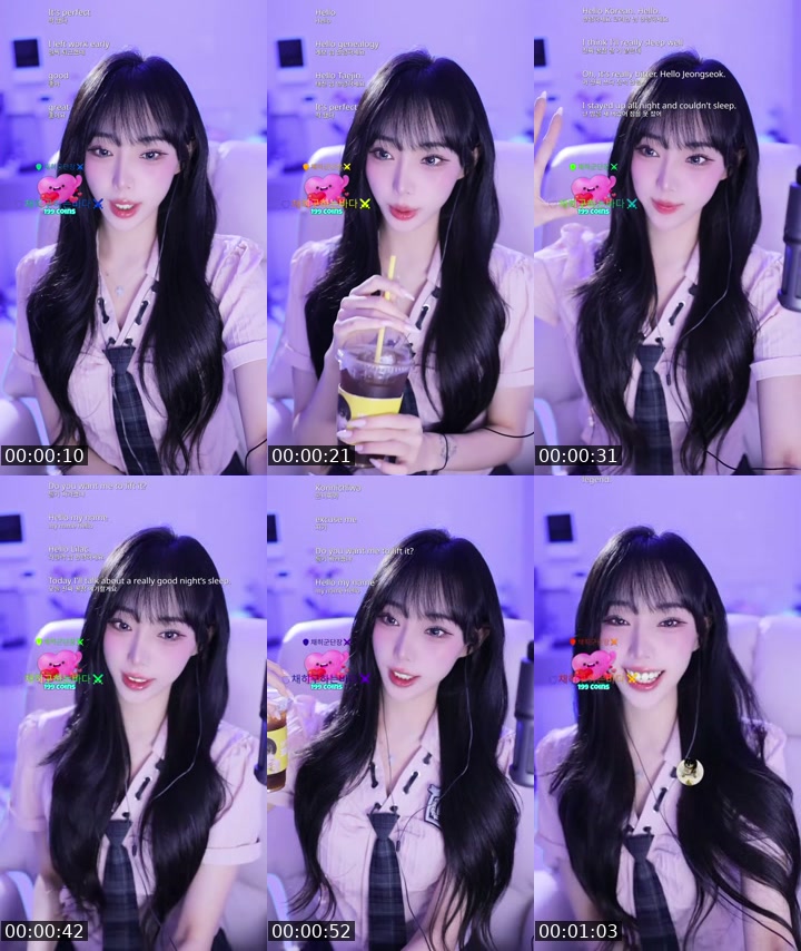 South Korea TikTok live: 채히군단이 되어죠🫶🏻 by @chaehee227