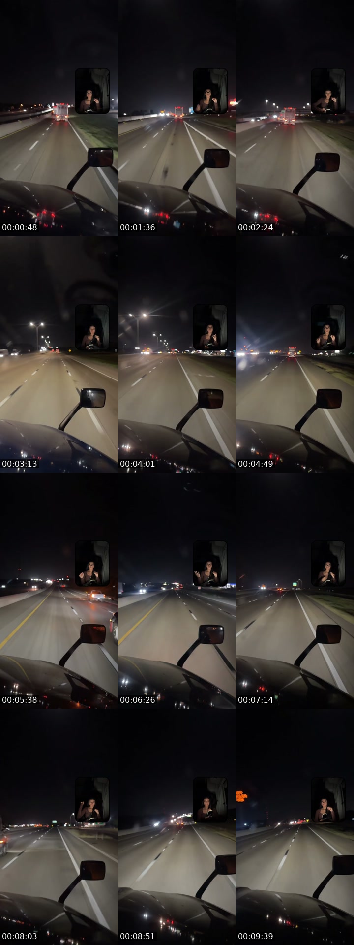 TikTok live: Passenger POV🚛🩷 by @yin6863