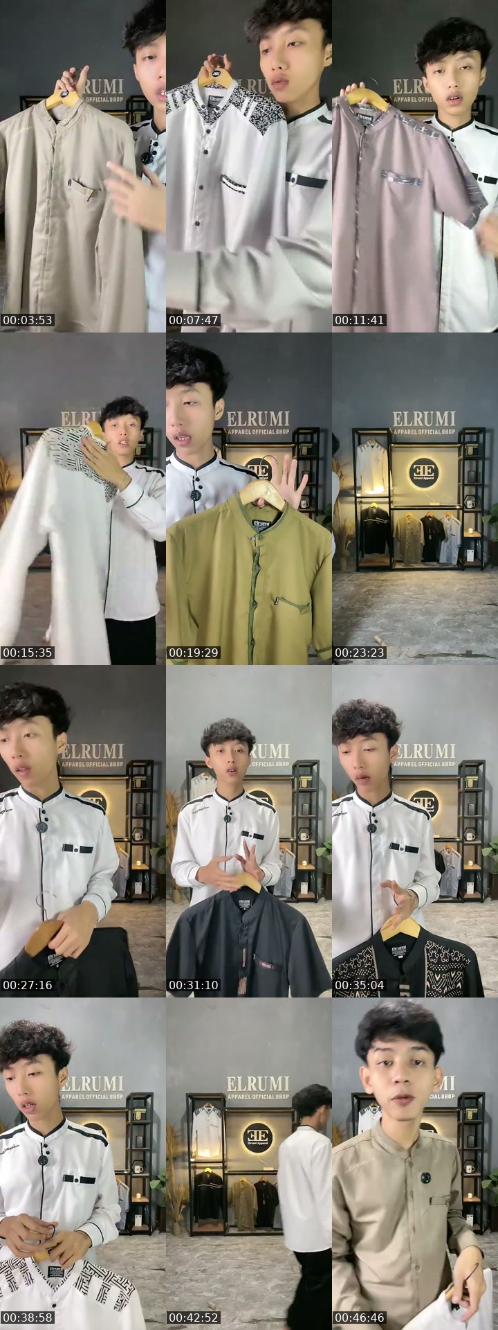 TikTok live: Promo baju koko pria by @elrumi_apparel_official