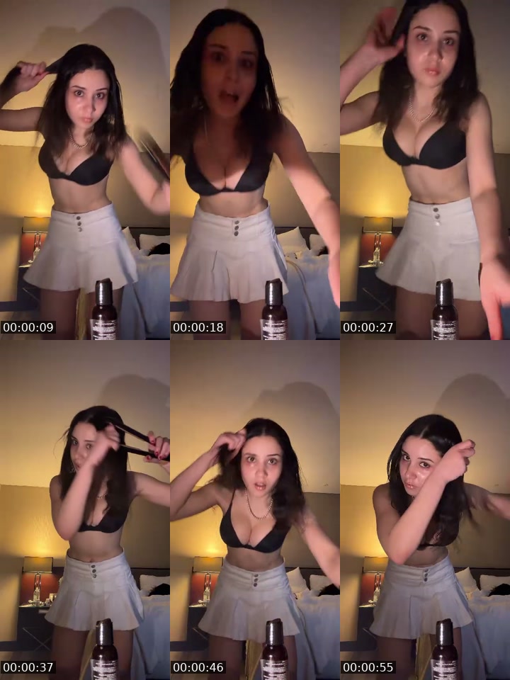 TikTok live: Night routine by @bianca.lovessinging