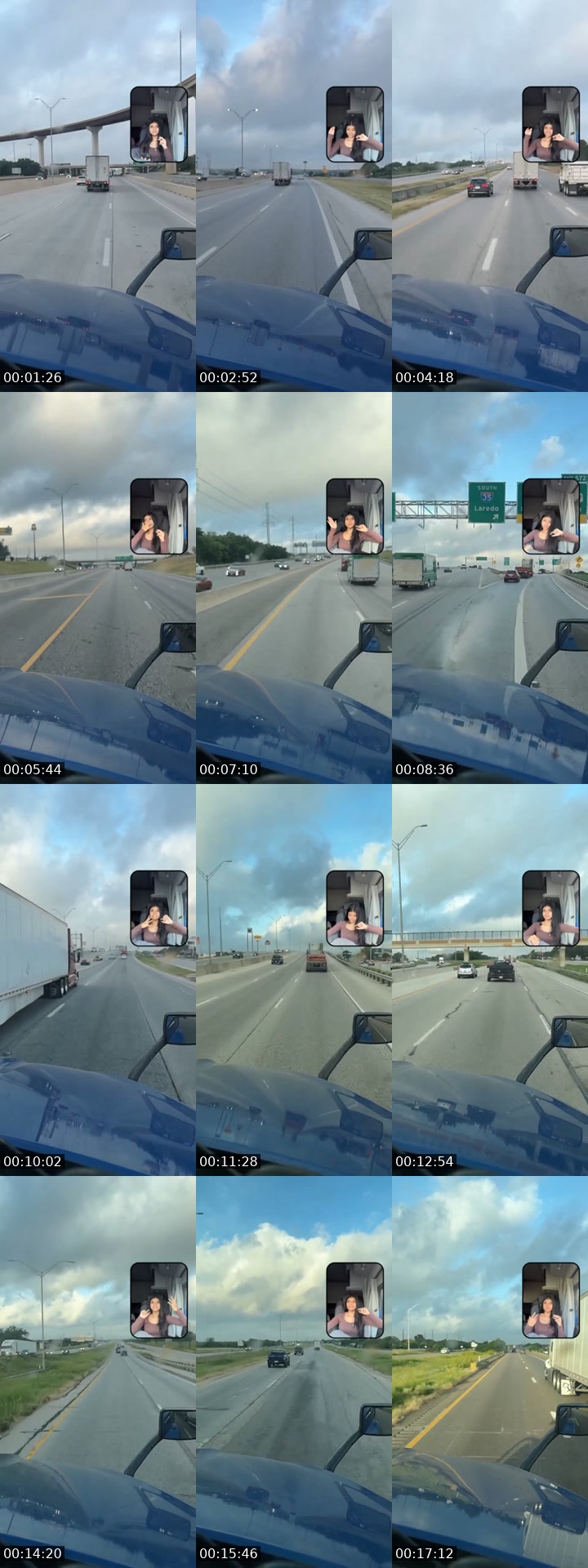 TikTok live: Passenger POV🚛🩷 by @yin6863