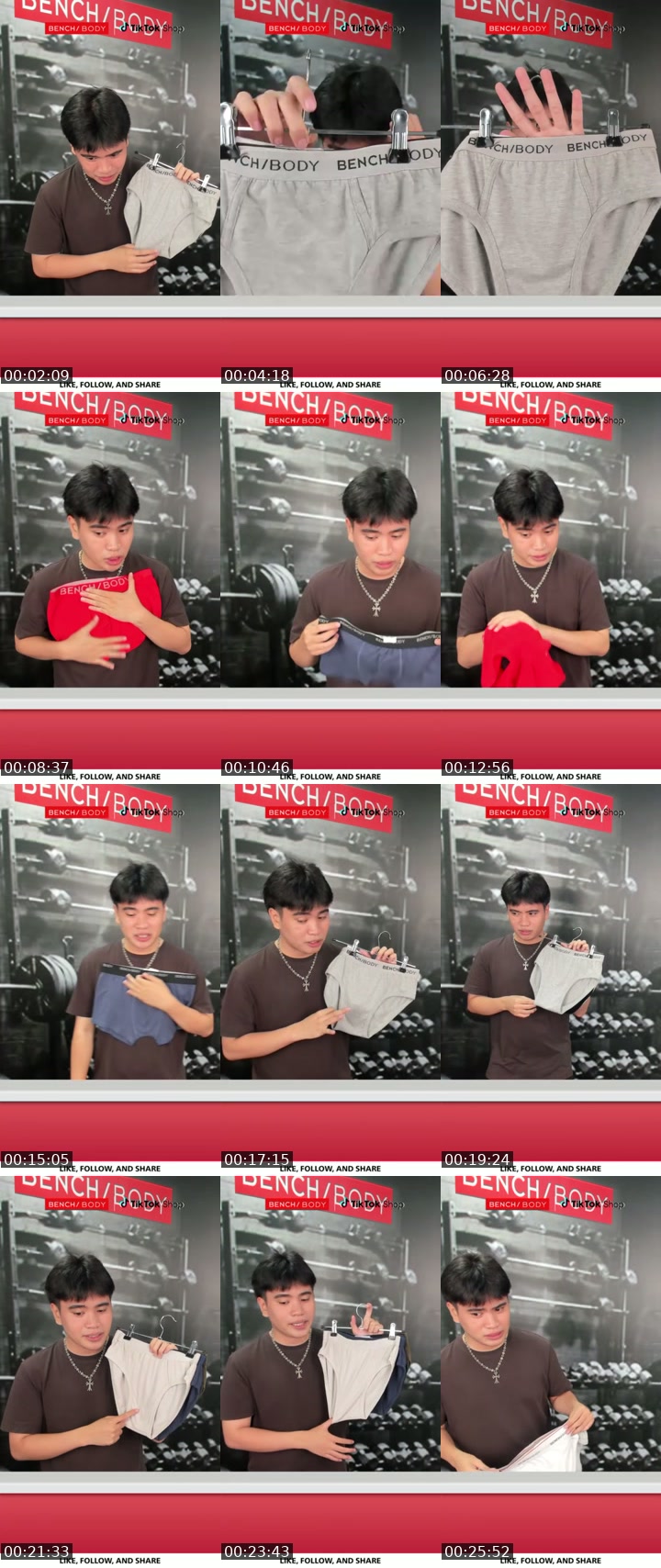 Philippines TikTok live: Bench Body Essentials LIVE by @benchbody.ph