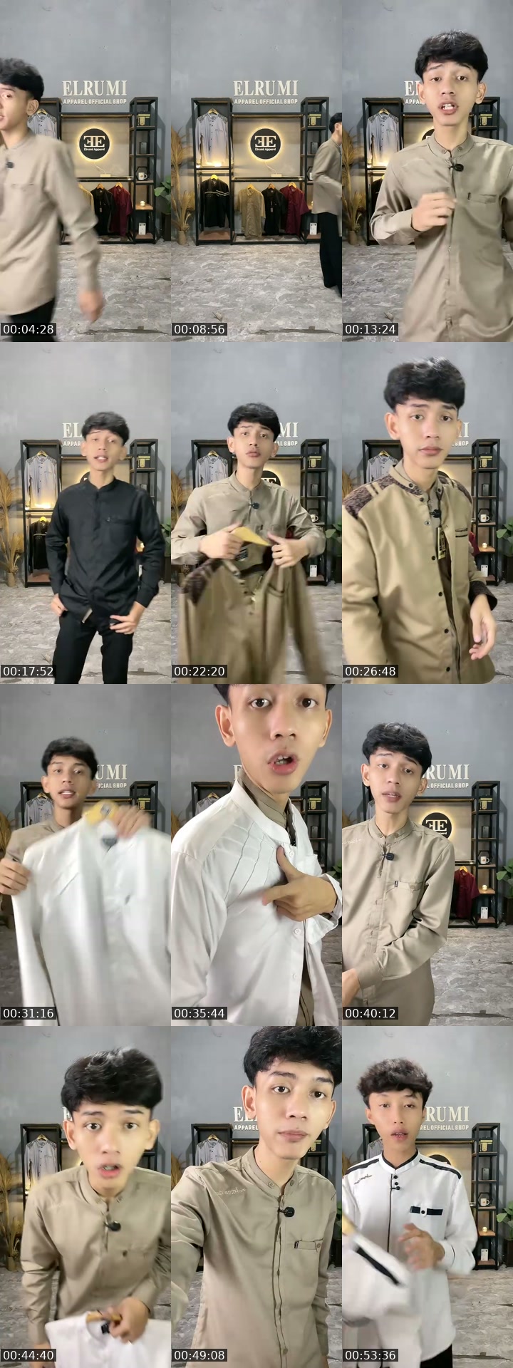 TikTok live: Promo baju koko pria by @elrumi_apparel_official