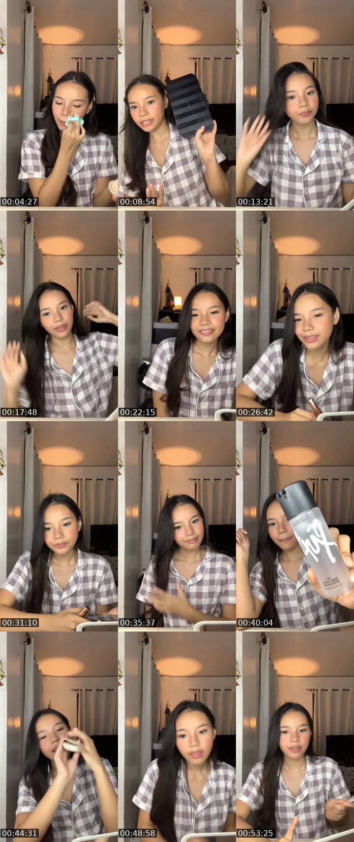 TikTok live: grwm by @leijyhe