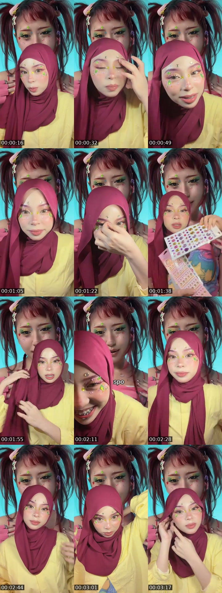 TikTok live: teman makeup by @scherlyrsshka