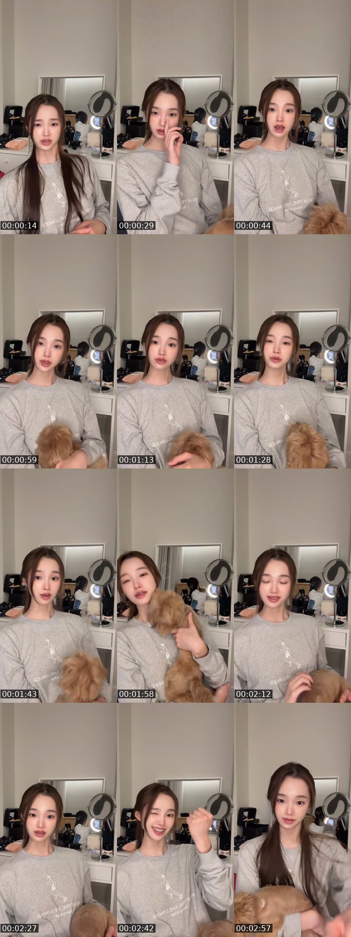 TikTok live: 죽지도 않고 돌아온 해림 by @kanghaerim_