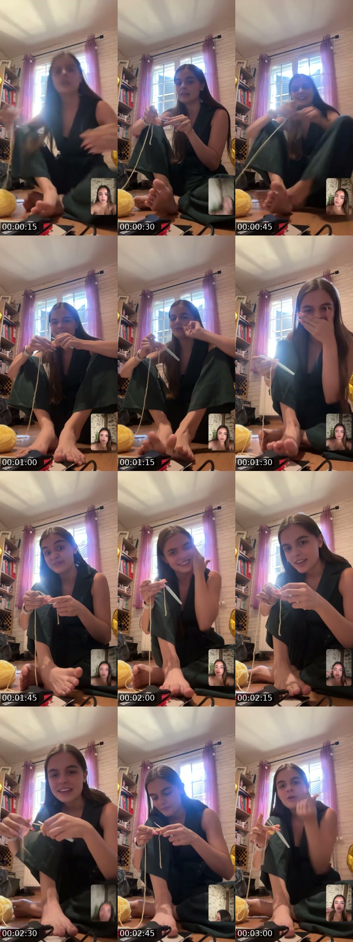 TikTok live: ON A CHAUD 💅🏻 by @maelieguilmineau