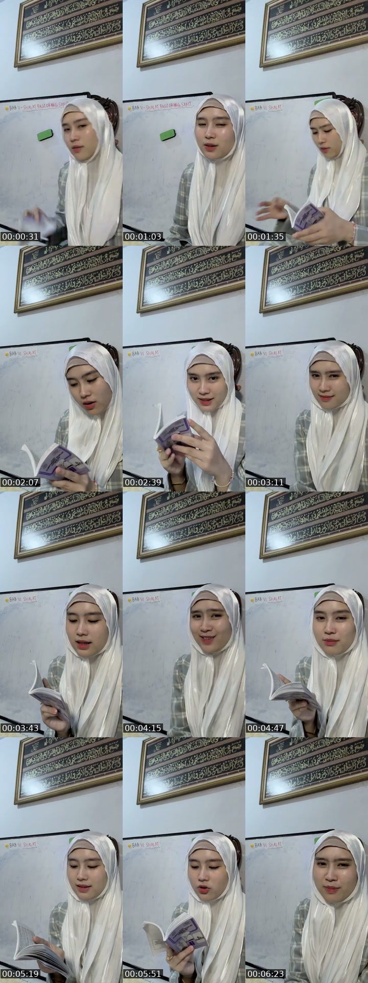 TikTok live: Bedah Buku Tuntunan Shalat🥹🤍 by @itsbutterfai