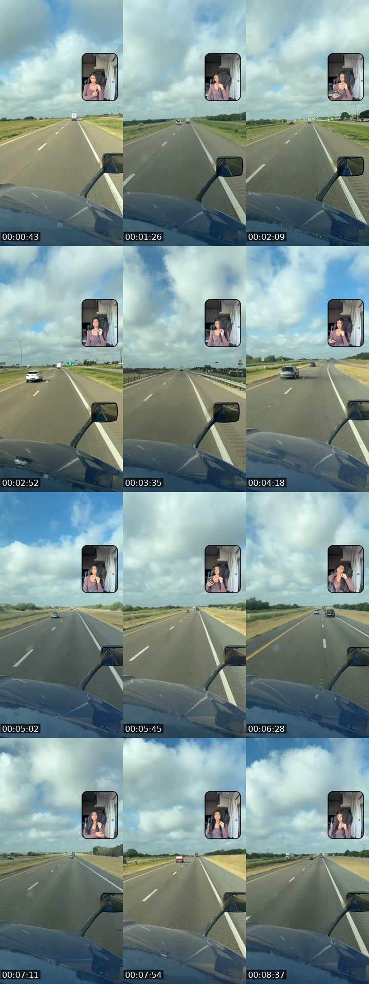 TikTok live: Passenger POV🚛🩷 by @yin6863
