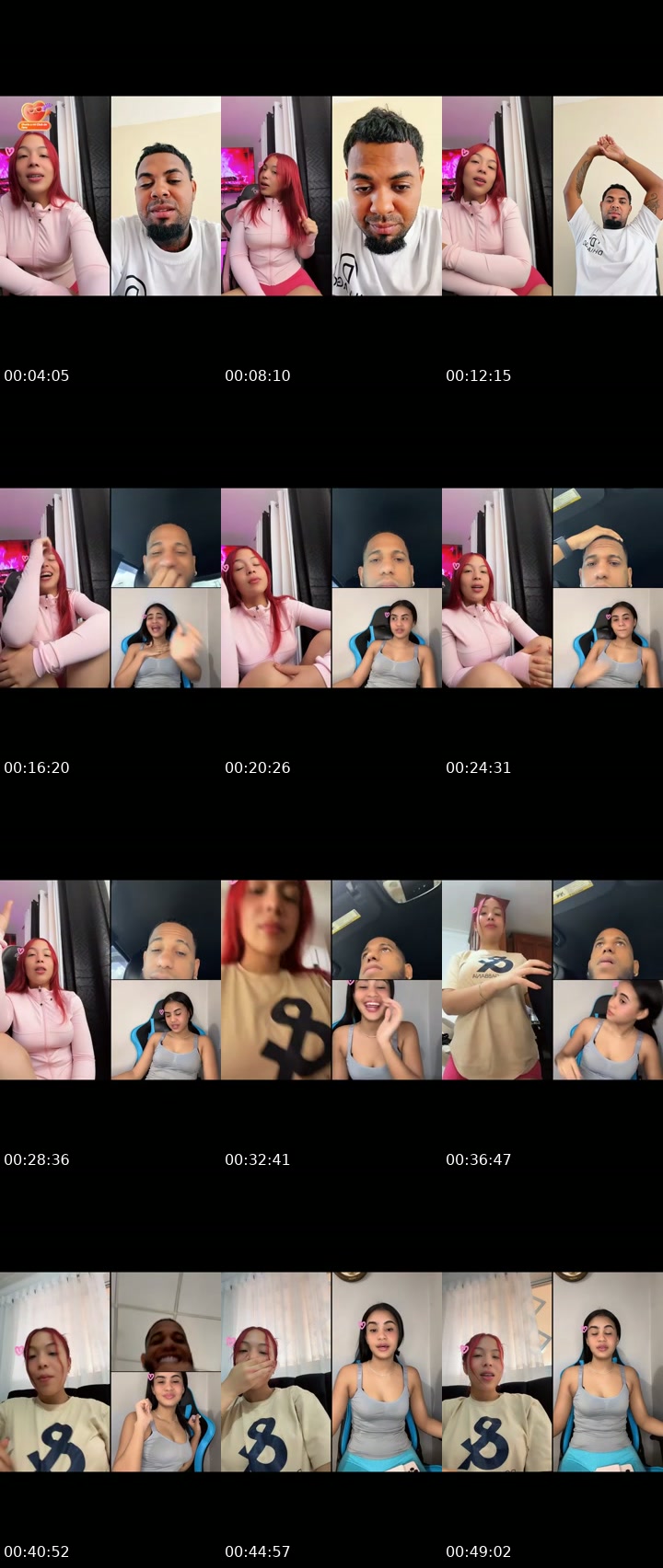 TikTok live: ome tv by @victorianurielis