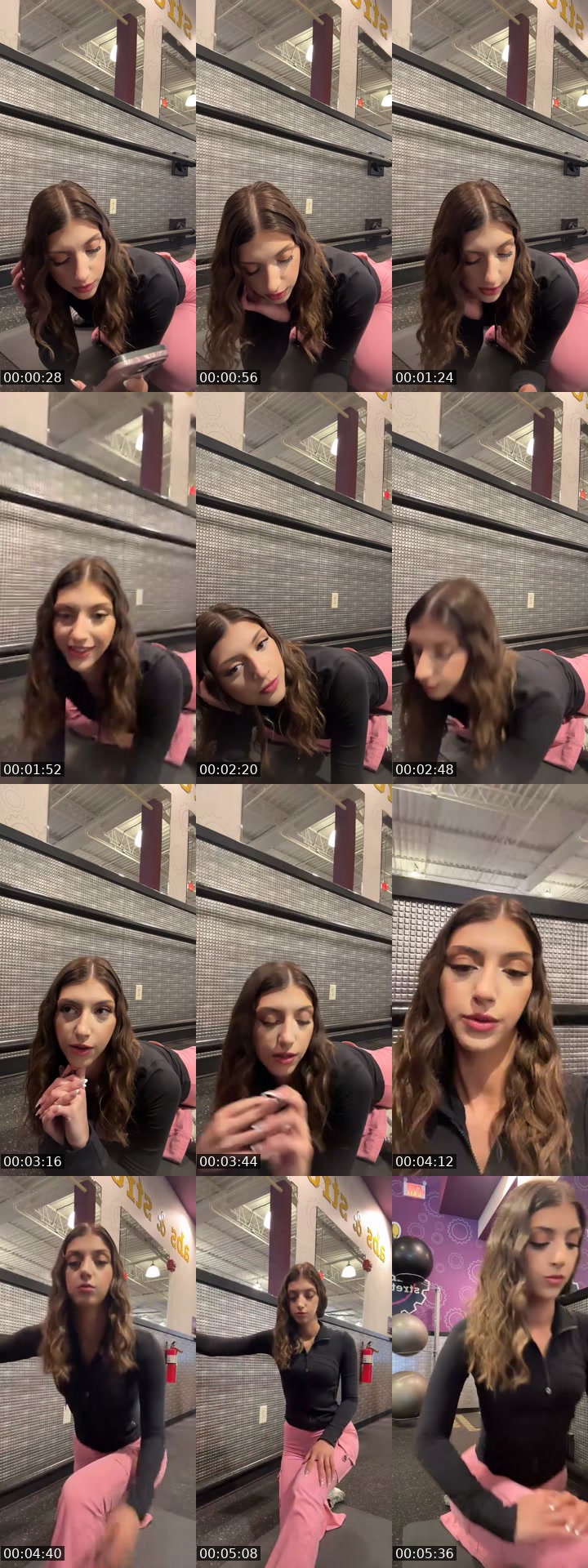 TikTok live: Gym Vibes🎀🧸 by @lowkey_liana11