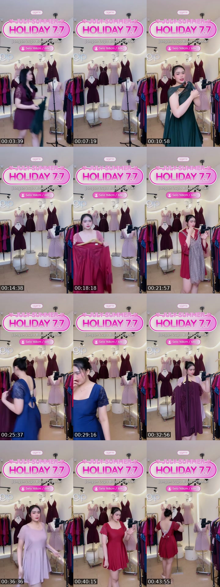 TikTok live: SERBU HARGA ANJLOK🔥🔥 by @qigerie
