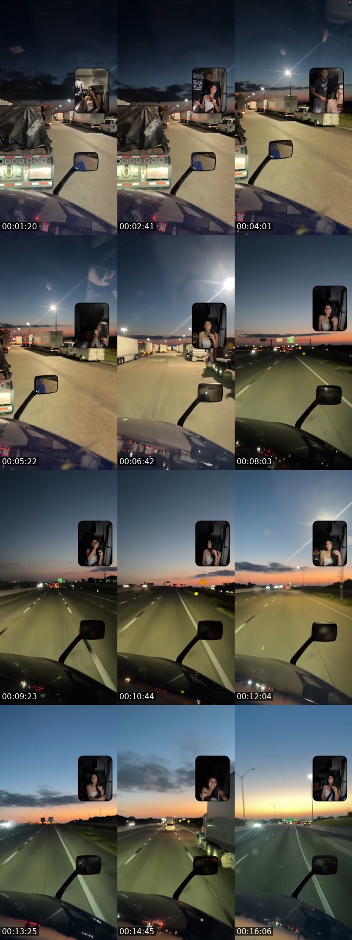 TikTok live: Passenger POV🚛🩷 by @yin6863