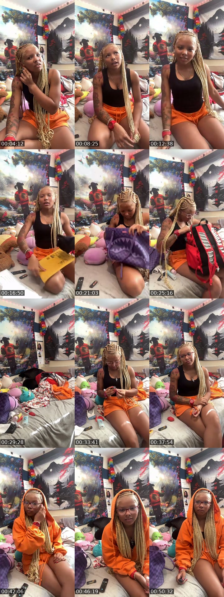 TikTok live: Comevibewitarealone by @tiasetheralbraidng