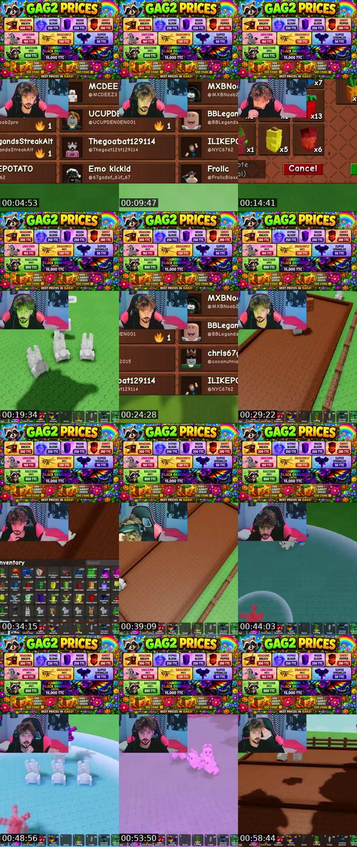 United States TikTok live: grow garden 2 (gag 2) by @villan.elixer