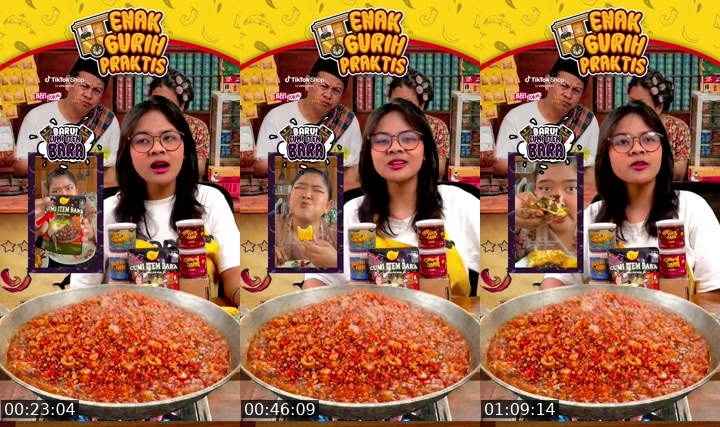 TikTok live: NONTON PILDUN WITH EATSAMBEL🌶😍 by @eatsambel