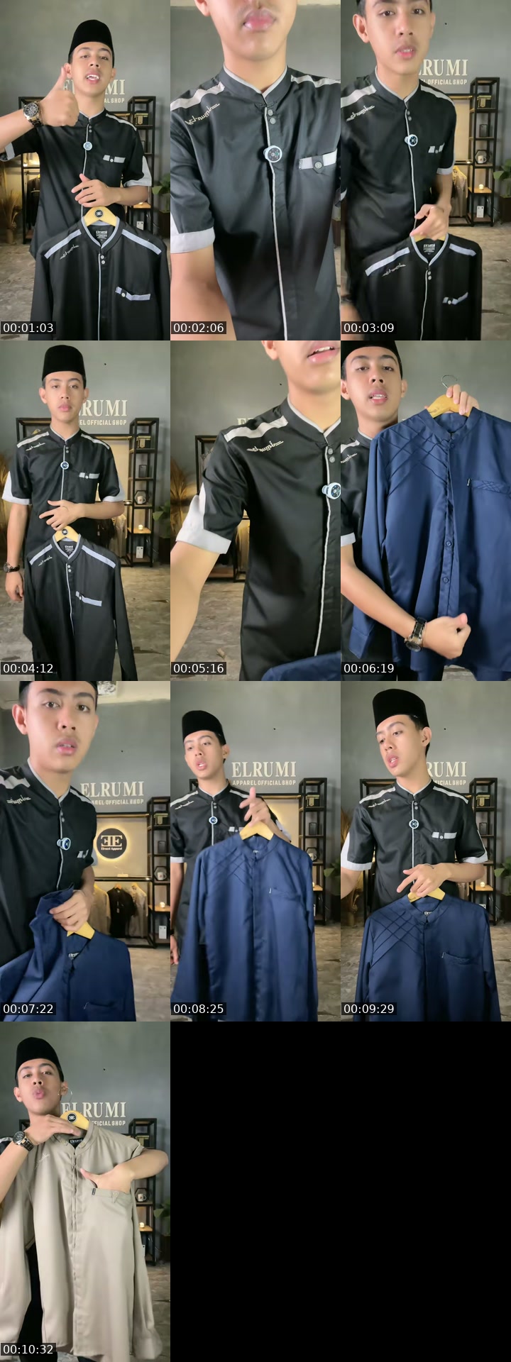 TikTok live: Promo baju koko pria by @elrumi_apparel_official