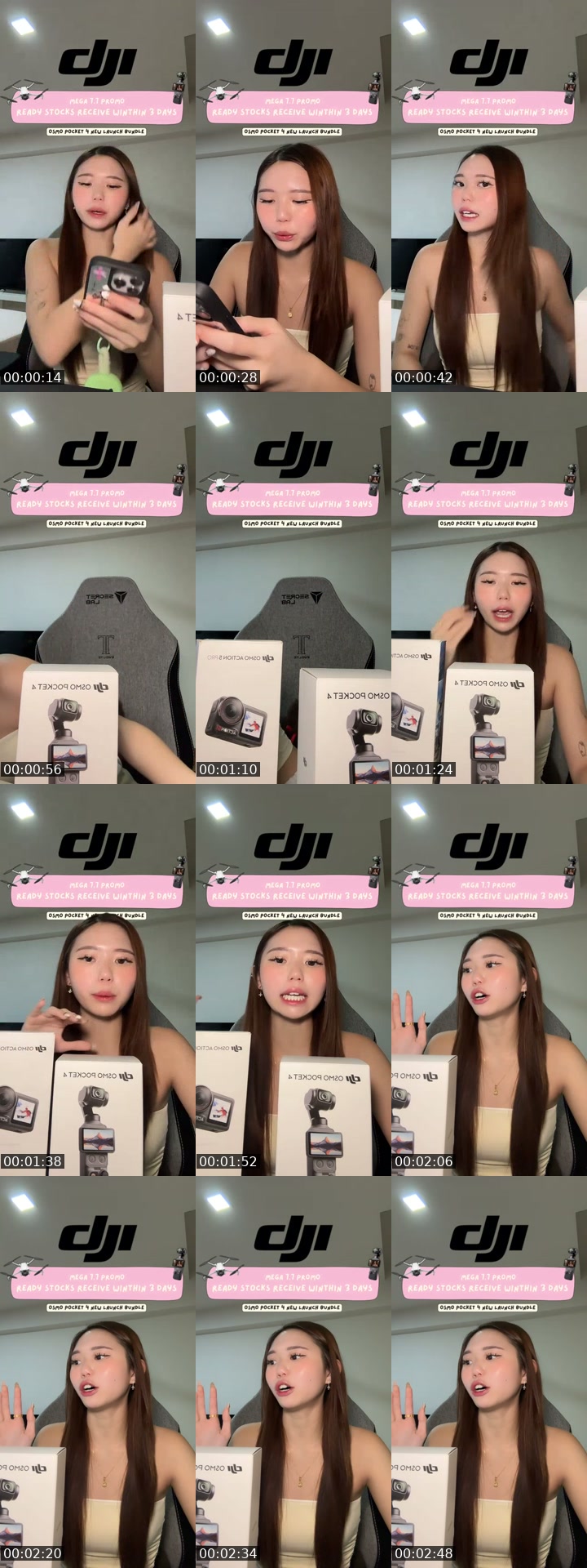 TikTok live: DJI stream 📸 by @smolriceee