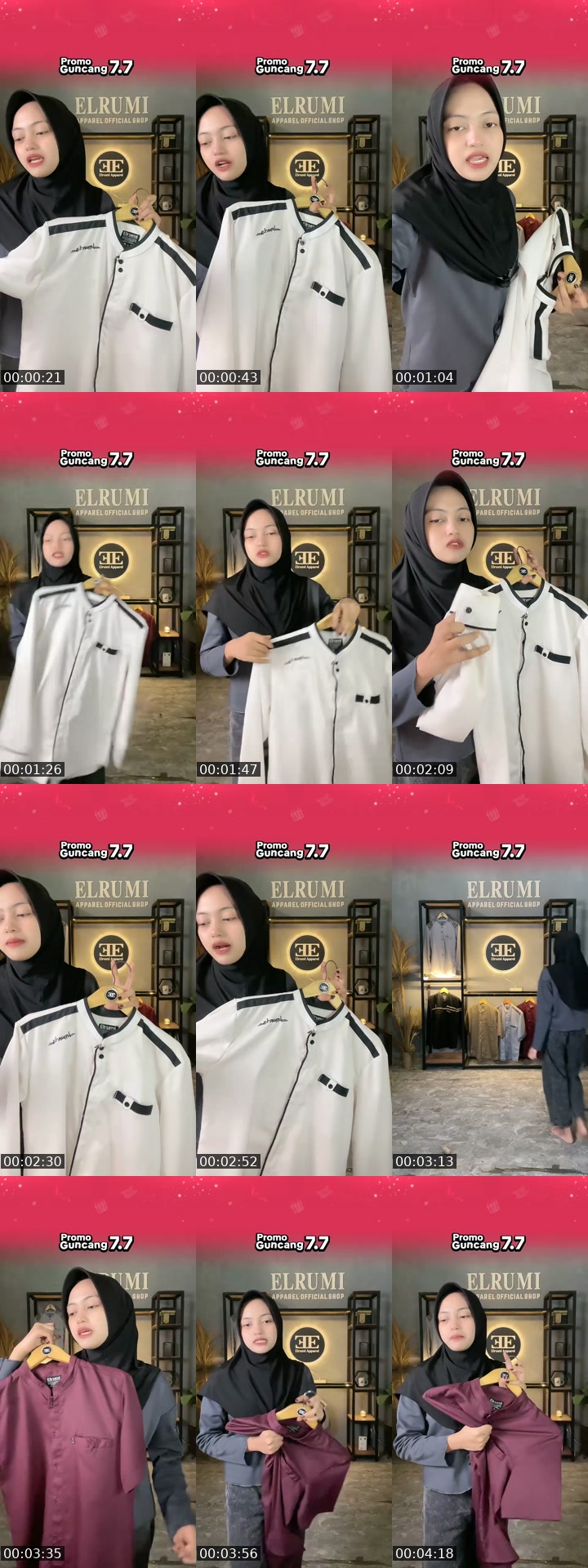 TikTok live: Promo baju koko pria by @elrumi_apparel_official