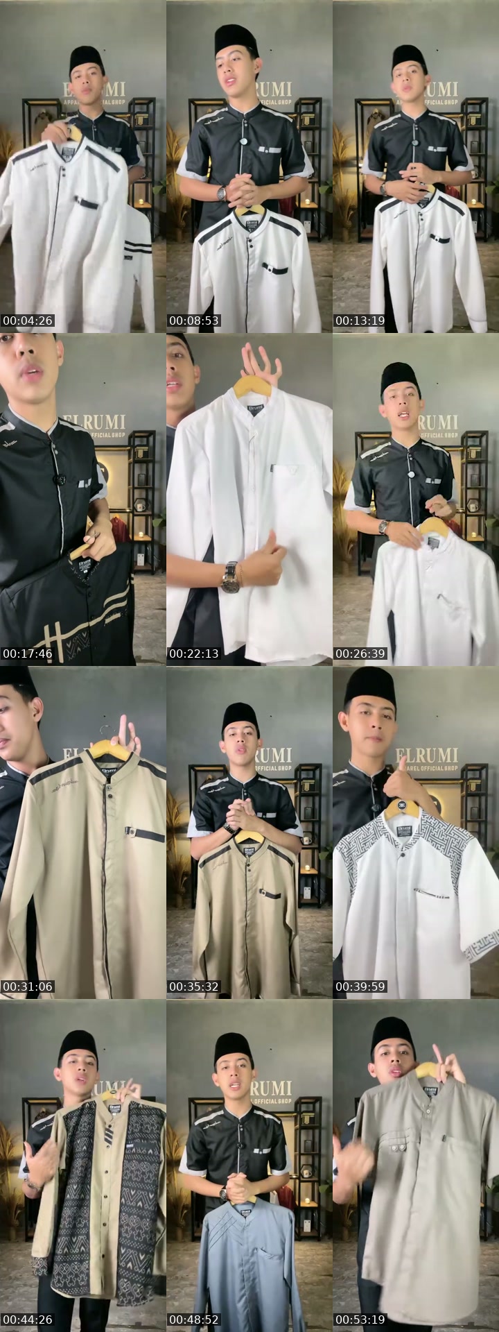 TikTok live: Promo baju koko pria by @elrumi_apparel_official