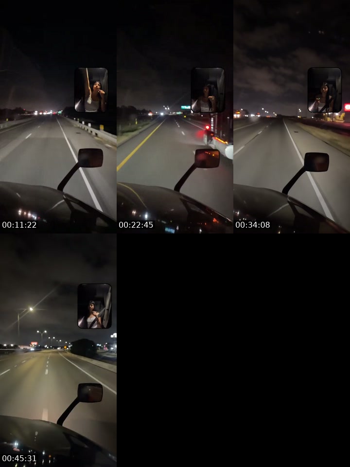 TikTok live: Passenger POV🚛🩷 by @yin6863