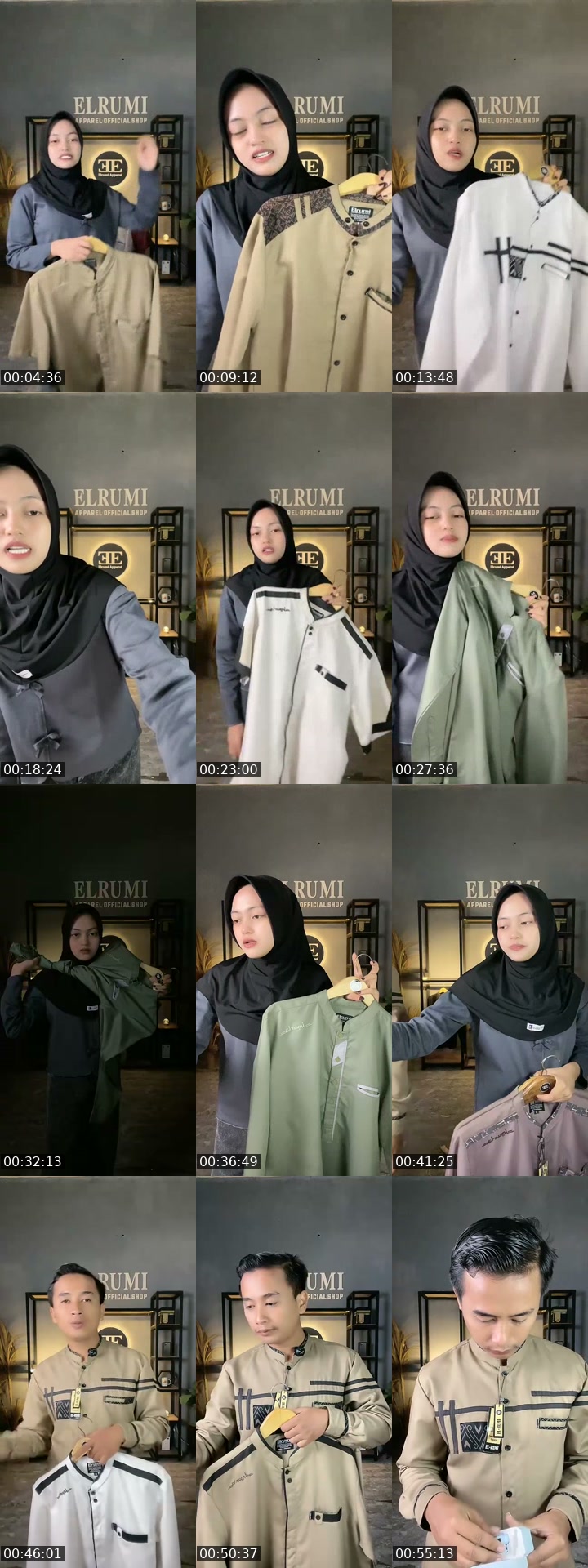 TikTok live: Promo baju koko pria by @elrumi_apparel_official