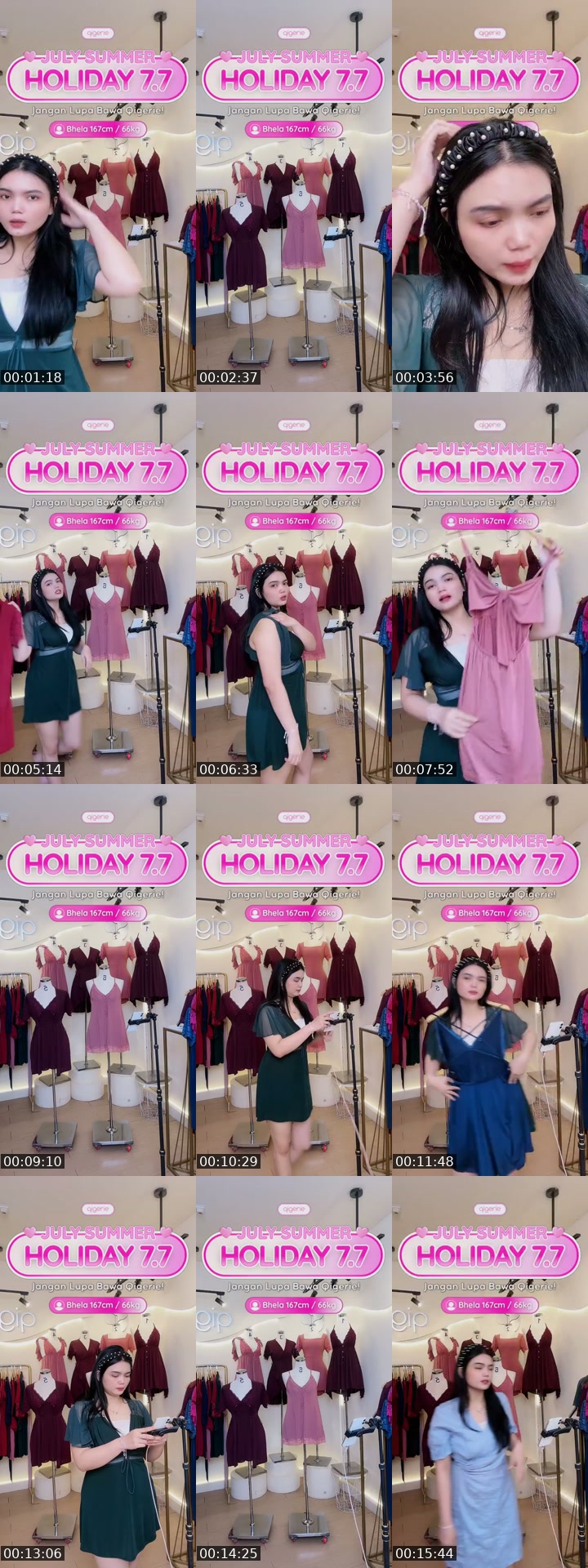 TikTok live: DISKON GACOR🔥🔥 by @qigerie
