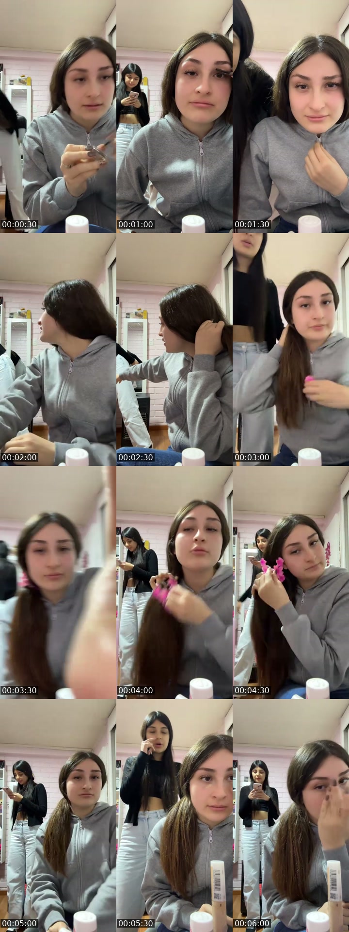 TikTok live: grwm by @isidorapaz01_