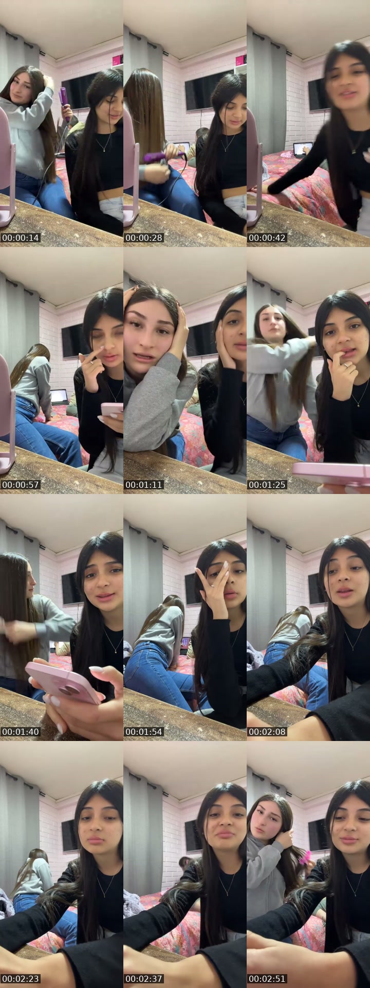 TikTok live: grwm by @isidorapaz01_