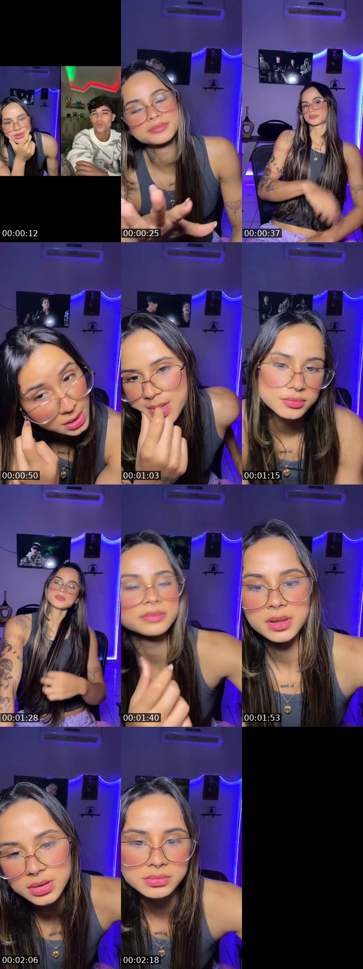 TikTok live: Vamos treinar juntos? by @gabyluz8